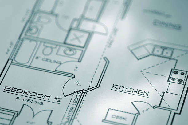 Architectural floor plans reviewed during a building dispute assessment