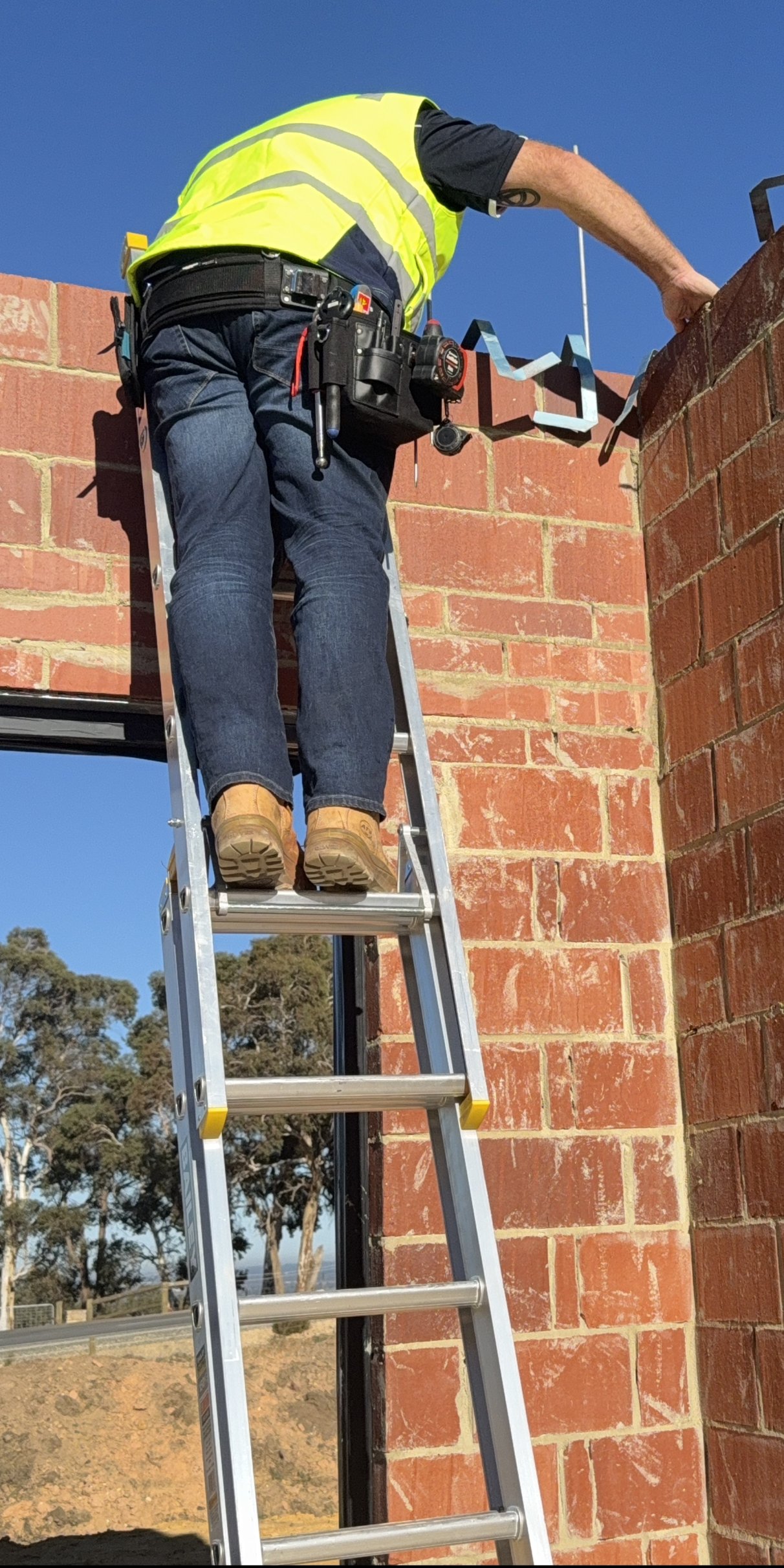 Graeme Boyd undertaking a technical construction inspection