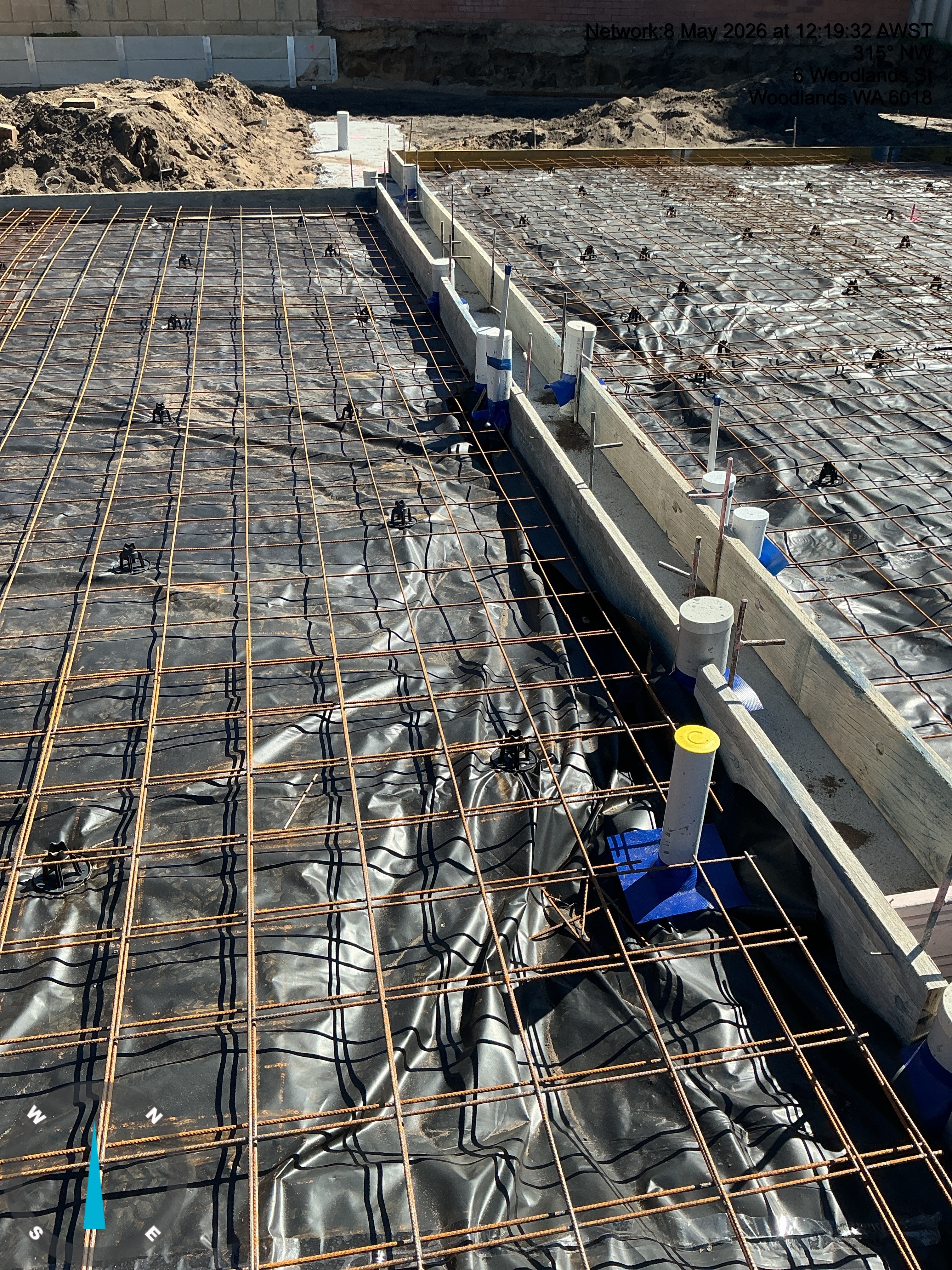 Independent construction quality assurance inspection on a residential construction site